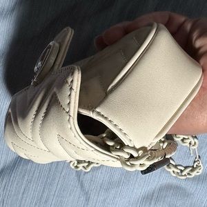 Leather mini bag good craftsmanship new with soft bag cover